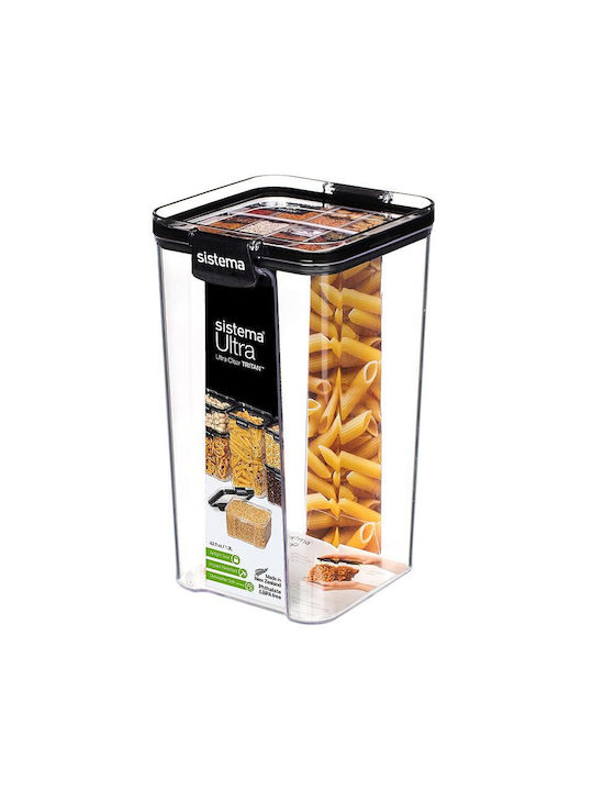 Sistema Lebensmittelgläser & Behälter Allgemeine Verwendung mit Deckel Glas Transparent 1300ml 1 Stück