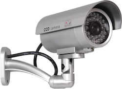 Dummy Surveillance Bullet Camera Gray