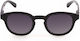Contacta Women's Sunglasses with Black Plastic Frame and Black Polarized Lens