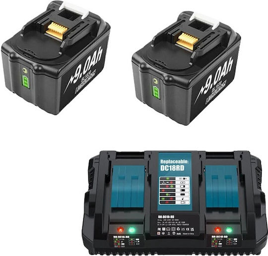 Makita Bl1860b Akku 18v 90ah Langlebige Leistung 2 B 1c
