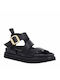 Komis Komis B24 Black Leather Sandals