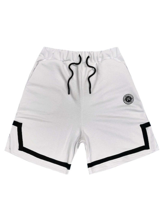 Vinyl Art Clothing Men's Shorts White