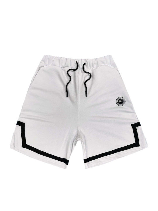 Vinyl Art Clothing Ανδρική Βερμούδα Λευκή