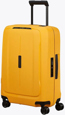 Samsonite Essens-spinner 55/20 Cabin Travel Suitcase Yellow with 4 Wheels Height 55cm.