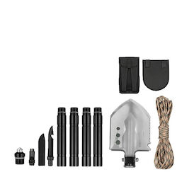 Shovel Survival with Whistle, Knife & Rope