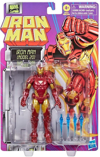 Φigură de acțiune Legende Marvel Iron Man Iron Man pentru copii de 4+ ani ani 15cm cm