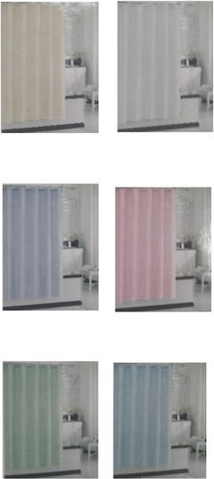 TnS Κουρτίνα Μπάνιου 180x200cm (Διάφορα Χρώματα)