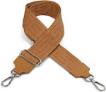 Passaggio Leather Strap for Knitted Bag Tabac Brown