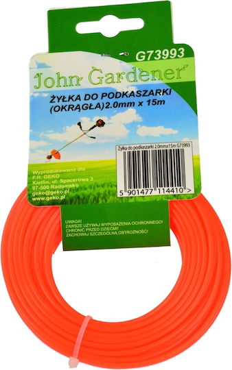 Geko Round Brush Cutter Trimmer Line 2mm 15m G73993