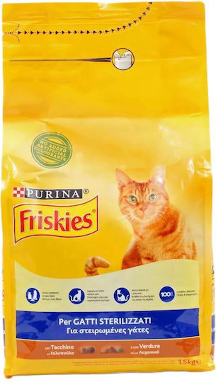 Friskies Friskies Trockenfutter für sterilisierte Katzen mit Türkei 1.5kg