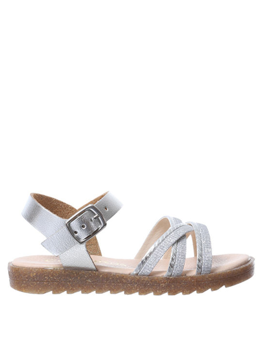 Conguitos Kinder Sandalen Silber