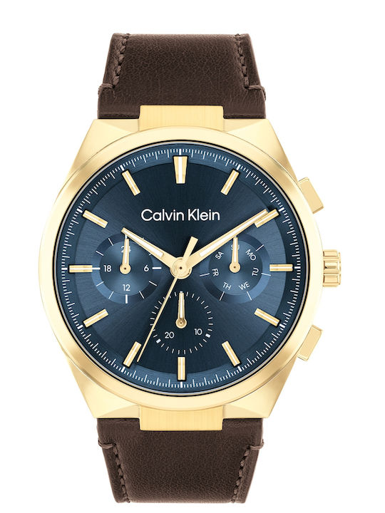 Calvin Klein Distinguish Ανδρικό Ρολόι 44mm Μπα...