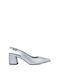 Menbur Synthetic Leather Silver Medium Heels