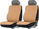 Guard Car Seat Back 2pcs Towel Beige