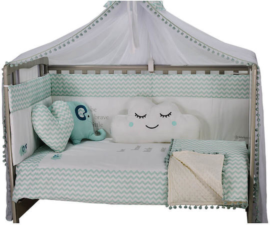 Bebe Stars Crib Decorative Pillow Elephant Gray