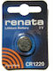 Renata Lithium Watch Battery CR1220 3V 10pcs