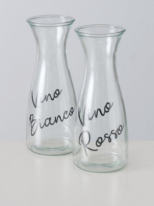 MSA Glass Decanter with Stopper 2pcs