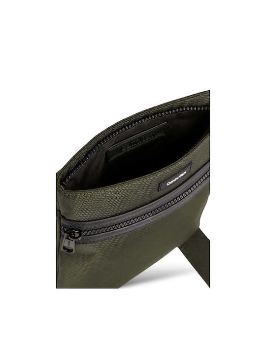 Calvin Klein Ανδρική Τσάντα Ώμου / Χιαστί Πράσινη