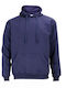 Sweatshirt with Hood Blue