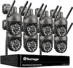 Integrated CCTV System with 8 Wireless Cameras 3MP