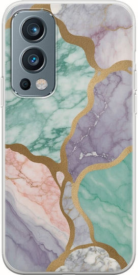 Marble Collection Pastel Задна корица Силикон 1.5мм Многоцветен (OnePlus Nord 2)