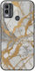 Marble Collection Umschlag Rückseite Silikon 1.5mm Mehrfarbig (Nokia C22)