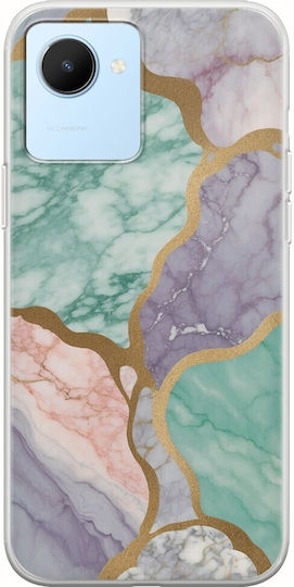 The Marble Collection - Pastel Задна корица Силикон 1.5мм Многоцветен (Realme C30)
