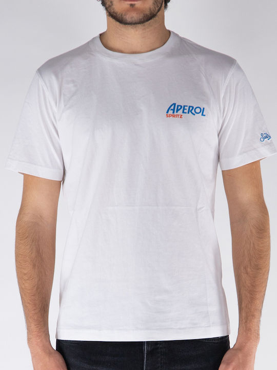 MC2 St Barth Aperol Retro 01n T-Shirt Weiß