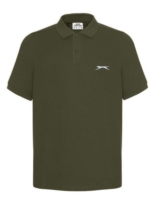 Slazenger Polo Μπλούζα Κοντομάνικη Πράσινη