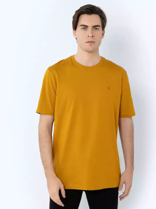 The Bostonians T-shirt Bărbătesc cu Mânecă Scurtă Mustard