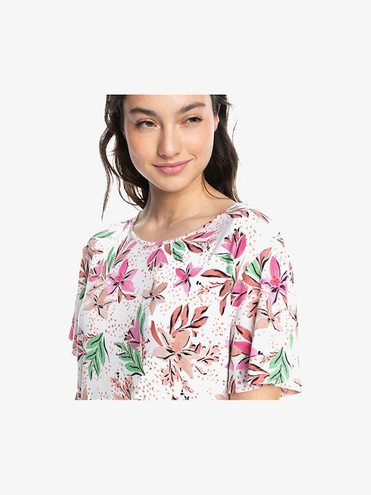 Quiksilver Γυναικείο T-shirt Floral Πολύχρωμο