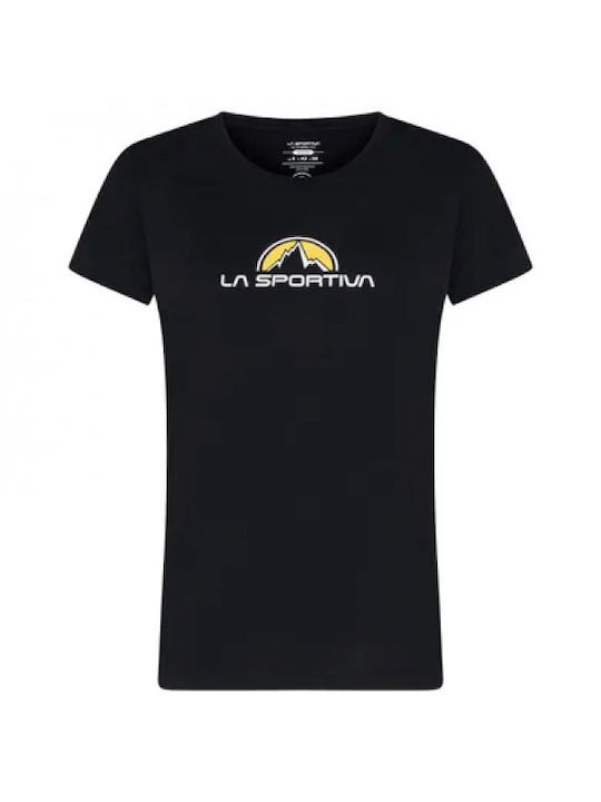 La Sportiva Damen T-shirt Black/Yellow