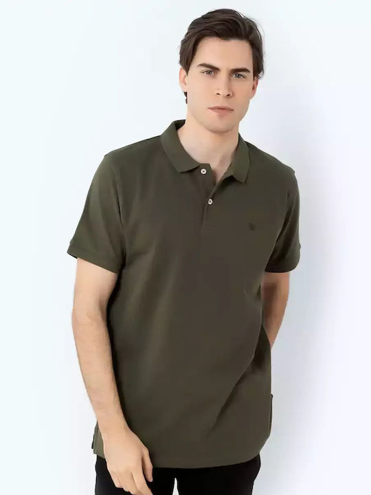 The Bostonians Polo Μπλούζα Κοντομάνικη Λαδί