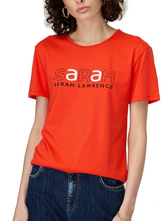 Sarah Lawrence Women's T-shirt Coral