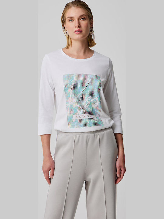 Bill Cost Γυναικείο T-shirt Λευκή