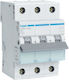 Hager Τριπολικός Διακόπτης Ράγας 400V 20A