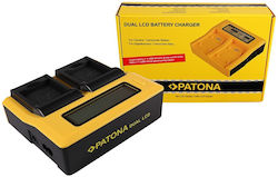 Patona Double Battery Charger Compatible with