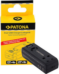 Patona Double Battery Charger Compatible with Insta360