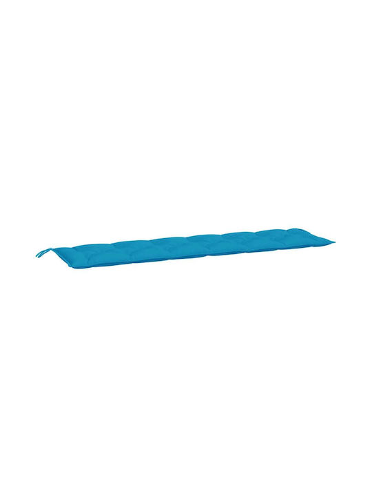 vidaXL Waterproof Garden Bench Cushion Blue 50x...