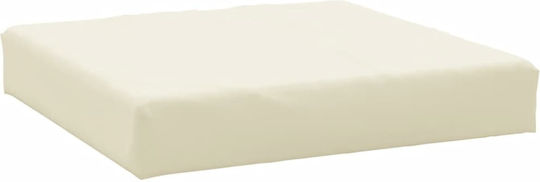 vidaXL Waterproof Bench Cushion for Garden Cream 60x60cm