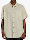 Sundays Short-sleeved Cotton Shirt Sand Dune