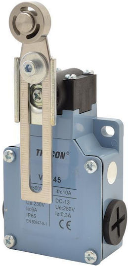Tracon Electric Μεταγωγικός Διακόπτης Ράγας 250V 10A