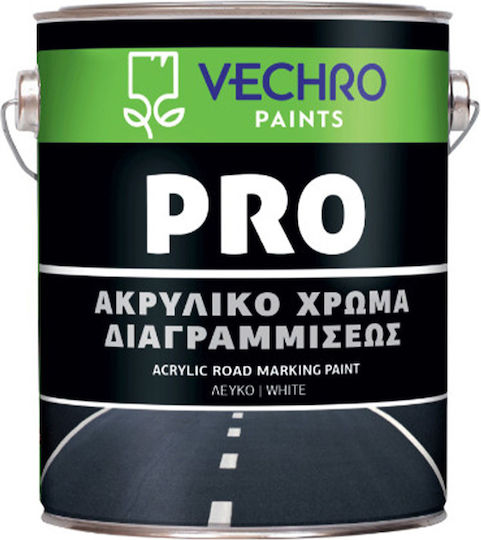 Vechro 185401000018 Vechro Pro Διγράμμισης Οδοστρωμάτων Ακρυλικο Λεύκο 25kg