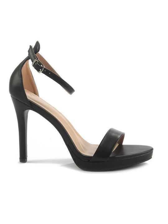 Fshoes Sandalen Schwarz