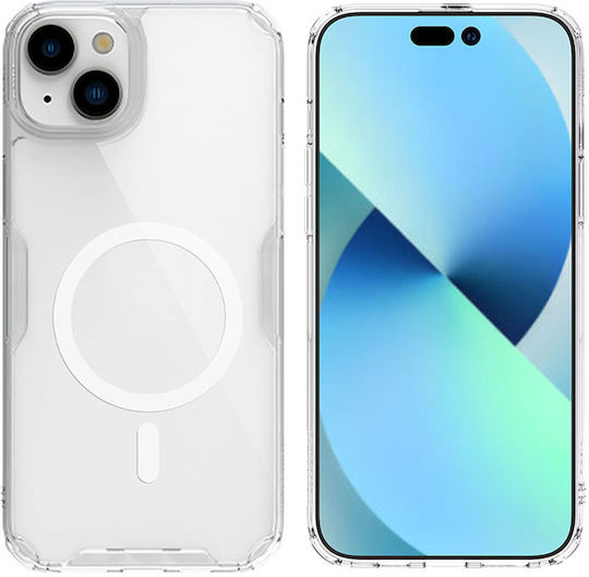 Nillkin Nature Pro Magnetic Back Cover Σιλικόνης / Πλαστικό Διάφανο (iPhone 15 Plus)