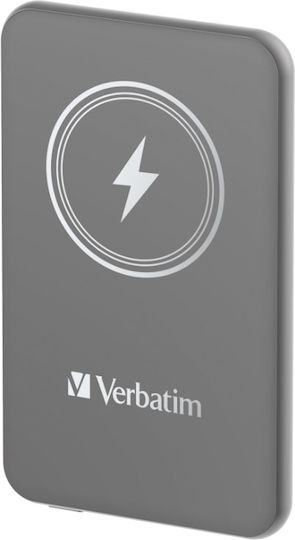 Verbatim Charge 'n' Go MagSafe Power Bank 5000mAh с USB-C порт Power Delivery Сив