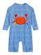 Energiers Kinder Badebekleidung Einteilig Sonnenschutz (UV) Blue