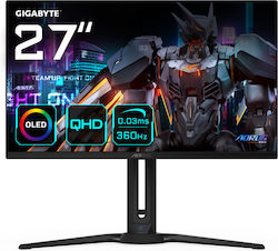 Gigabyte Aorus FO27Q3 () OLED HDR (High Dynamic Range) Монитор 27" QHD 2560x1440 360Hz с Време за Реакция 0.03мс GTG