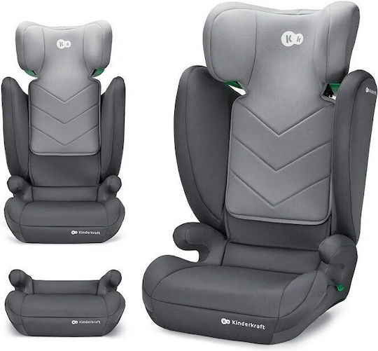 Kinderkraft I-Spark Scaun Auto pentru Copii High-back Booster i-Size Gri