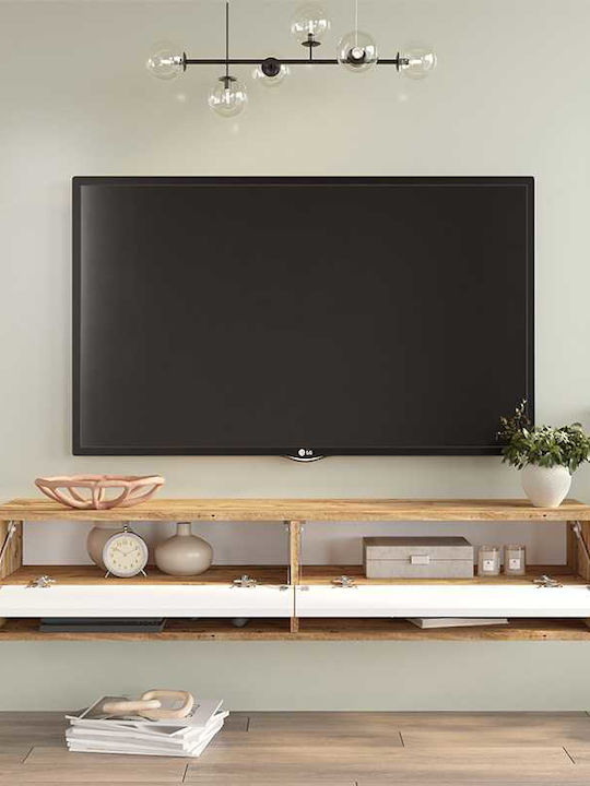 TV Stand White-sonoma L140xW31.6xH29.6cm